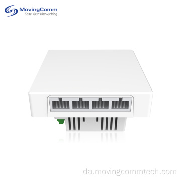 Wi-Fi6 Wall Plate Access Point op til 100User